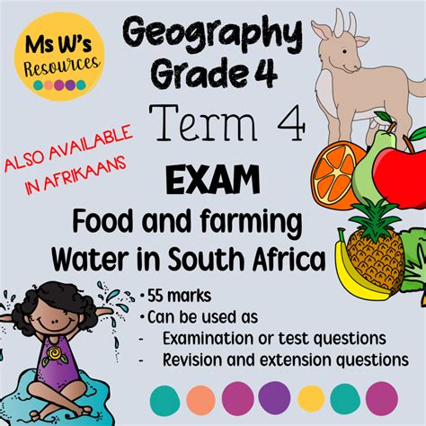 Grade 4 Term 4 Geography Exam • Teacha