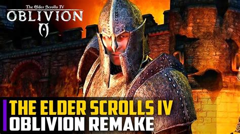 The Elder Scrolls IV Oblivion REMAKE E VAZOU Novo Jogo Da Warner YouTube