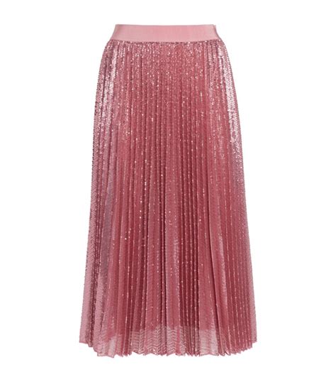 Sale Weekend Max Mara Sequin Pleated Midi Skirt Harrods Us