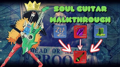 How To Get SOUL GUITAR And LEVEL IT Blox Fruits Full Walkthrough