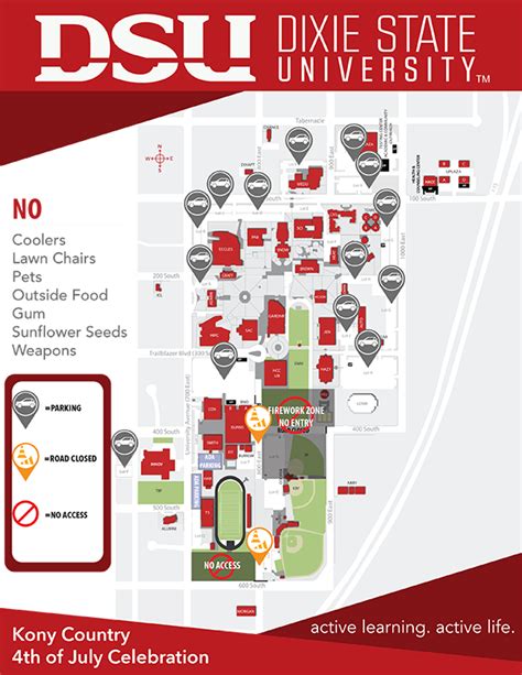 Dixie State University Campus Map Verjaardag Vrouw 2020