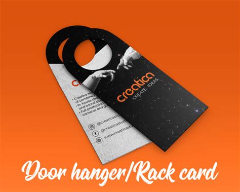 Design Eye Catching Door Hanger Or Rack Card Design For Your Business