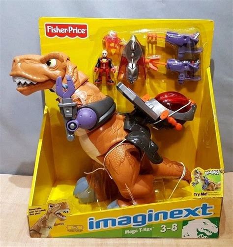 Fisher Imaginext Mega T Rex W1594 Upc 746775032463 Dvd Included For