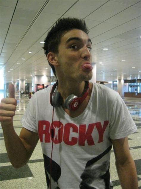Tom Parker Sizzzling Hot Sticking His Tongue Out Lol Real X Tom Parker Photo