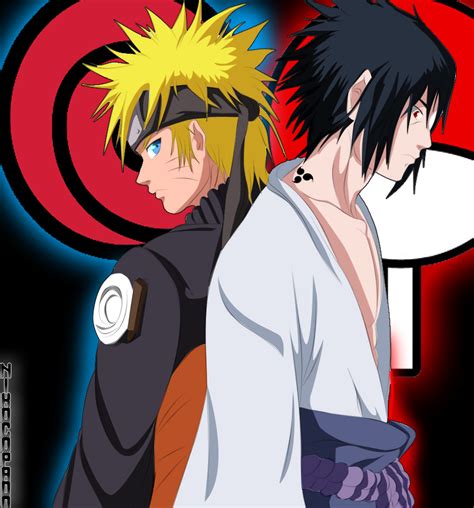 naruto uzumaki and sasuke uchiha by nikocopado on DeviantArt