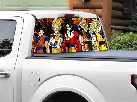 Anime Dragon Ball Dragon Ball Z Goku Super Saiyan 4 Rear Window Decal