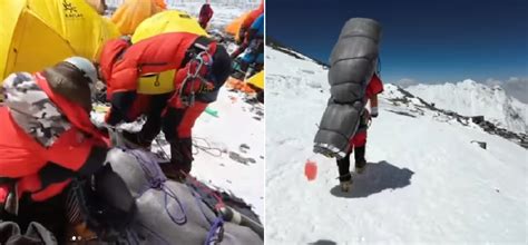 Everest Le Sauvetage H Ro Que Dun Alpiniste Par Un Sherpa M