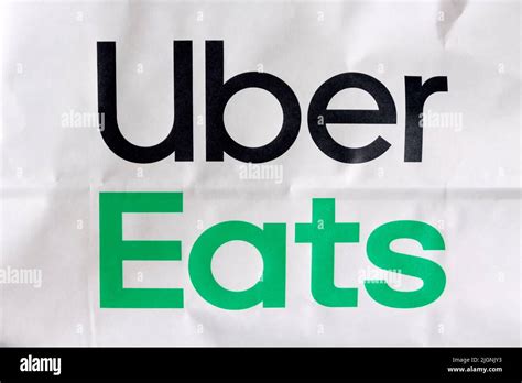 Paper Bag Of Uber Eats Berlin Germany Stock Photo Alamy