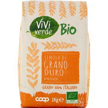 Farina Di Semola Di Grano Duro COOP VIVI VERDE 1000 G Coop Shop