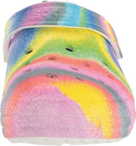 Crocs Unisex Adult Classic Tie Dye Lined Clogs Fuzzy Slippers