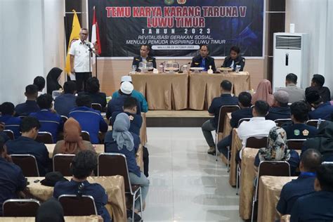 Buka Temu Karya Karang Taruna V Budiman Ajak Karang Taruna Terus