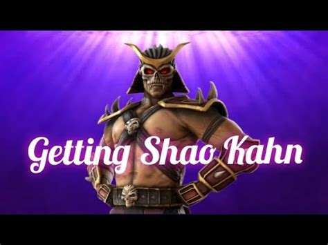 Getting Shao Kahn From The Relic Hunt YouTube