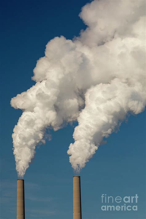 Coal Fired Power Plant Photograph By Jim Westscience Photo Library