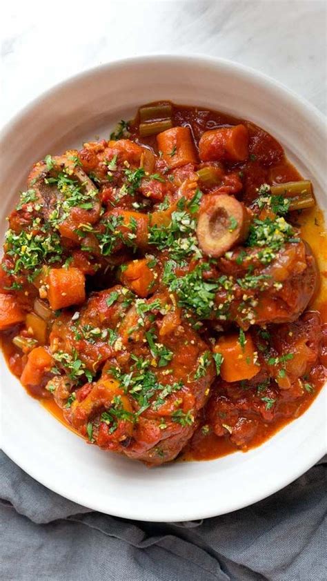 Osso Buco With Gremolata By Sohui Kim Veal Shanks Braised In Wine