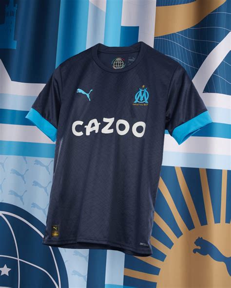 L Olympique de Marseille dévoile son nouveau maillot extérieur conçu