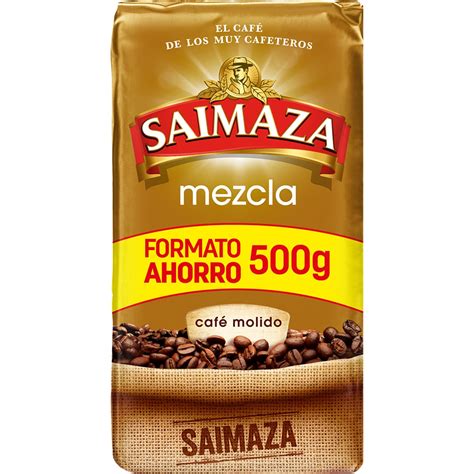 Café molido mezcla formato ahorro paquete 500 g SAIMAZA