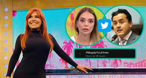 Magaly Medina En Twitter Número Uno Tras Informe De Richard Acuña Y Camila Ganoza La Reina De