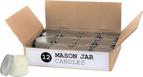 Amazon Set Of 12 Bulk Wholesale Mini Mason Jar Candles 4 Ounce