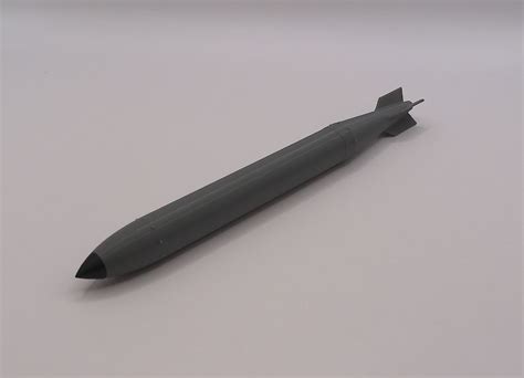 B61 Nuclear Bomb Model B61 Nuclear Gravity Bomb 3D Printed Model - Etsy