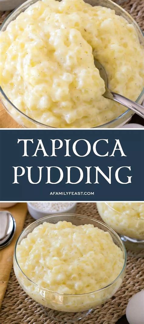 Homemade Tapioca Pudding Is An Easy Creamy Delicious Vintage Dessert Tapioca Pudding