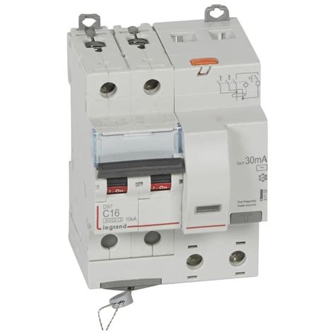 Disjoncteur différentiel DX³ 6000 2P 230 à 400V 16A 30mA c