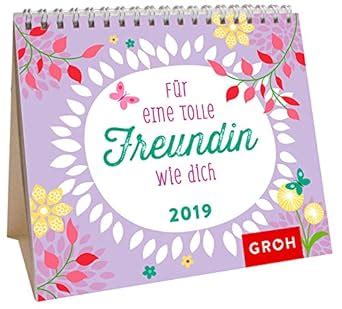 Amazon Fuer Eine Tolle Freundin Wie Dich Mini Monatskalender