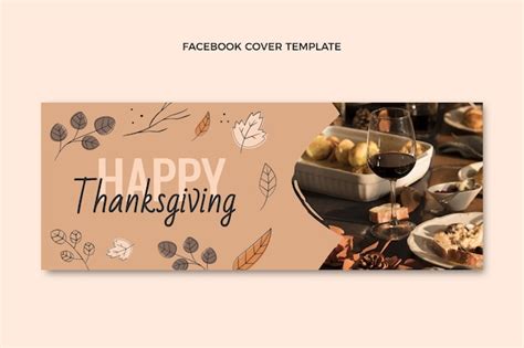 Free Vector | Thanksgiving facebook cover