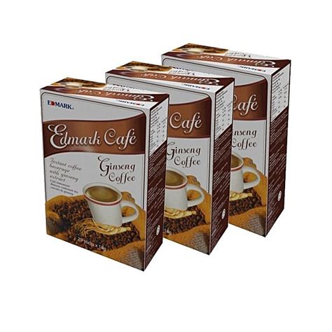 Edmark Korean Ginseng Coffee 20 Sachets Pack Of 3 Buy Online