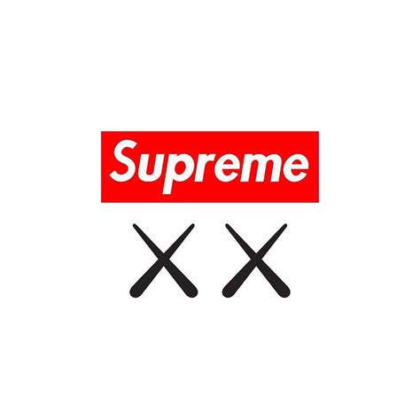 Download Kaws X Supreme Artwork Collaboration Wallpaper Wallpaper