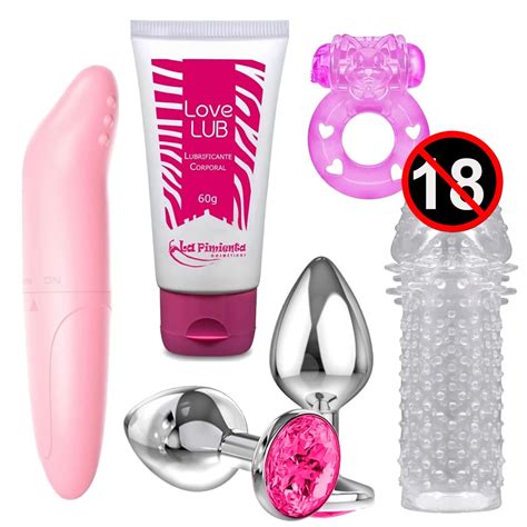 Kit Plug Anal Iniciante Vibrador Ponto G Anel Peniano Capa