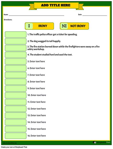 Free Identifying Irony Worksheet Download Free Identifying Irony Worksheet Png Images Free