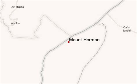 Mount Hermon Mountain Information