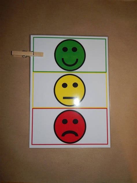 Traffic Light Behaviour Chart Printable