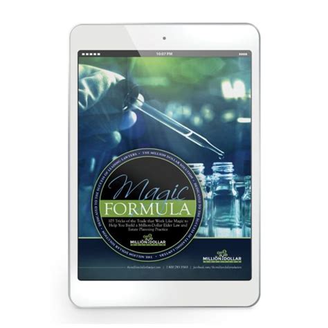 Magic Formula - Download - The Million Dollar Solution