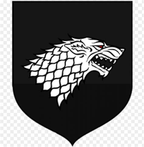 Download House Stark Jon Sigil Game Of Thrones Stark Logo Png Free