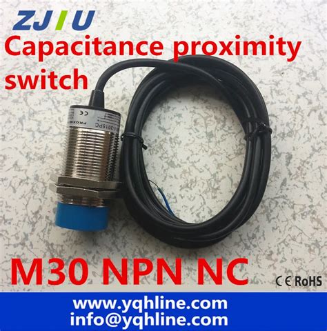 Proximity Capacitance Sensor Switch Dc Wires Npn Nc Normally Close