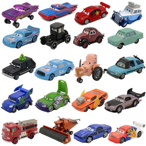 Carrinhos De Brinquedo Do Filme Carros Da Disney Pixar Personagens Tais