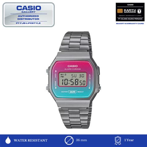 Promo Casio Vintage A168WERB 2ADF Original Jam Tangan Unisex Digital