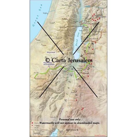 Exodus Moses Map