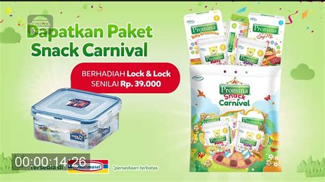 Promina Snack Carnival Dapatkan Paket Snack Carnival Tvc Q S