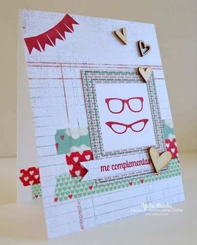Latina Crafter Sellos en Español Sketch de Marzo Reto y ganadora del reto