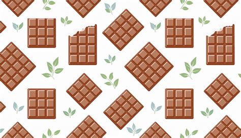 Chocolate bar seamless pattern with a pattern of chocolates | Premium ...