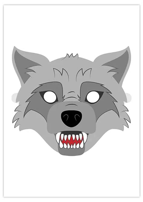 Masque De Loup Garou A Imprimer Calendrier Su