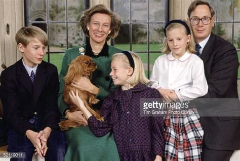 The Duke And Duchess Of Gloucester With Their Children L To R Earl Of ...