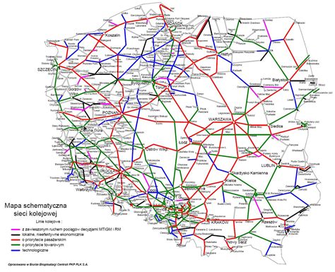 Pkp Mapa Linii Kolejowych