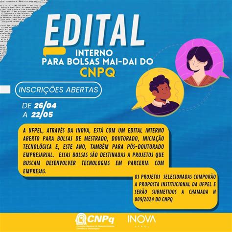 Coordena O De Comunica O Social Edital Inova Ufpel Bolsas De