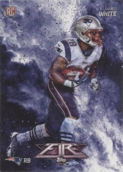 2014 Topps Fire Rookie 139 James White RC For Sale Online EBay