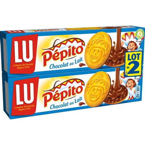 Grossiste Biscuits Chocolat Au Lait Pepito X G Lu