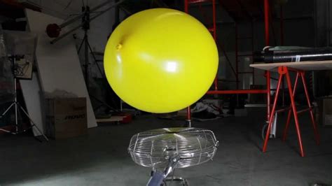 Big Balloon On A Big Fan Youtube