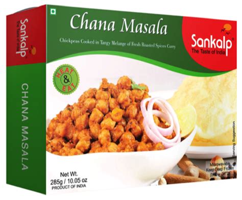 Sankalp Frozen Chana Masala Packaging Size G Packaging Type